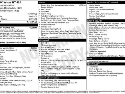 Used 2024 GMC Yukon SLT w/ SLT Luxury Package image 7