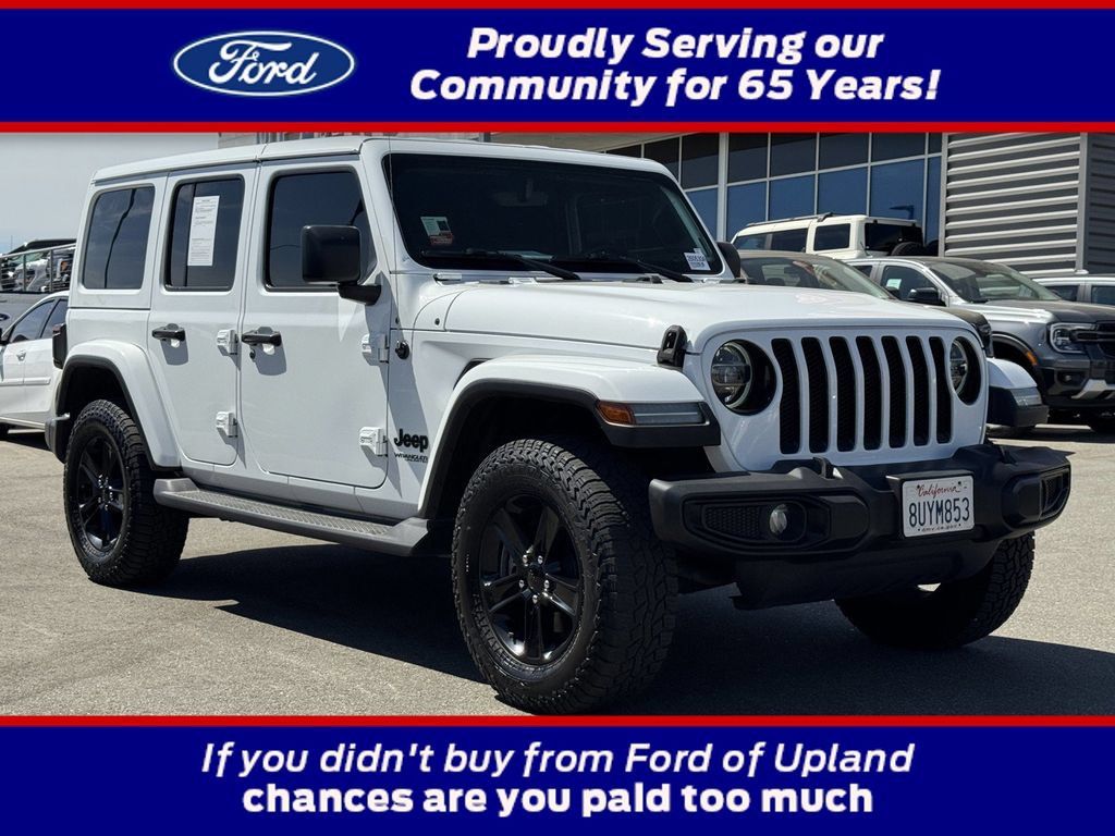 Used 2021 Jeep Wrangler Unlimited Sahara AWD/4WD image 1