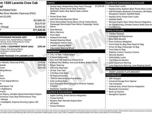 Used 2025 RAM 1500 Laramie w/ Sport Appearance Package AWD/4WD image 11