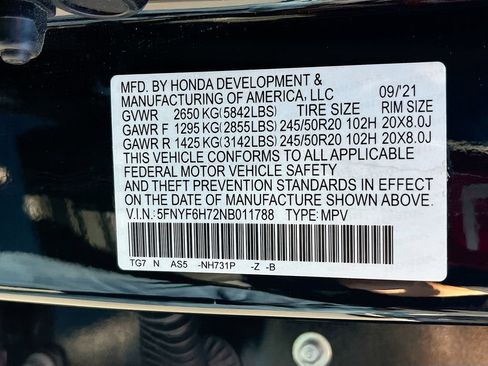Used 2022 Honda Pilot Black Edition image 35