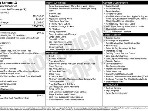 Used 2022 Kia Sorento LX image 16