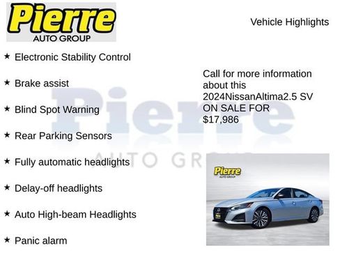 Used 2024 Nissan Altima 2.5 SV FWD image 14