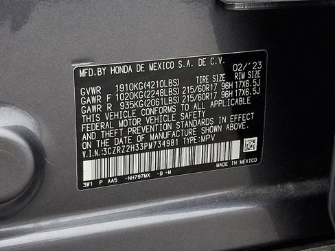 Used 2023 Honda HR-V LX image 28