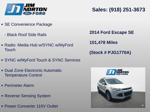 Used 2014 Ford Escape SE w/ Equipment Group 201A FWD image 14