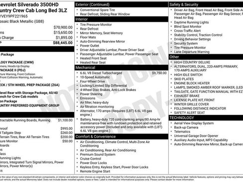 Used 2023 Chevrolet Silverado 3500 High Country AWD/4WD image 2