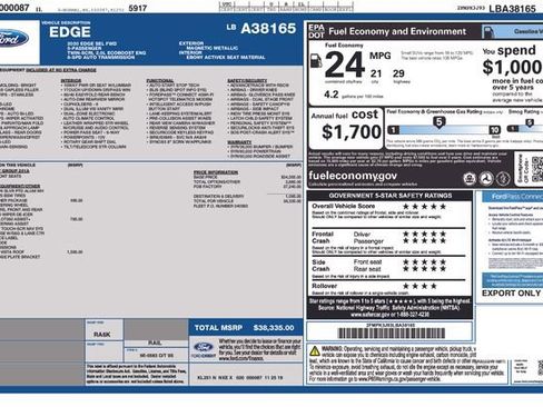 Used 2020 Ford Edge SEL w/ Cold Weather Package image 15