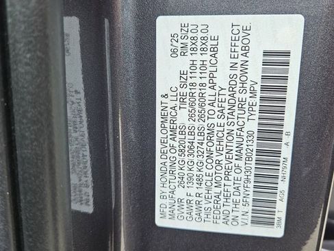 New 2026 Honda Passport RTL image 10