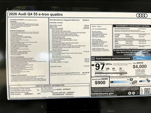 New 2026 Audi Q4 e-tron Premium Plus image 16