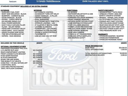 New 2026 Ford Transit 250 148 High Roof Extended w/ Load Area Protection Package RWD image 2