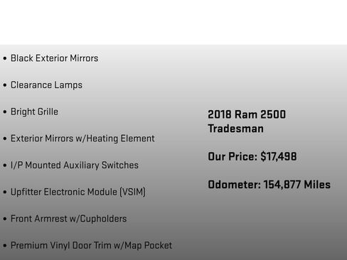 Used 2018 RAM 2500 Tradesman w/ Chrome Appearance Group AWD/4WD image 30