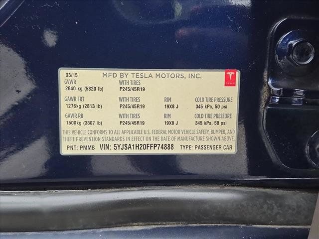 Used 2015 Tesla Model S 85D AWD/4WD image 27