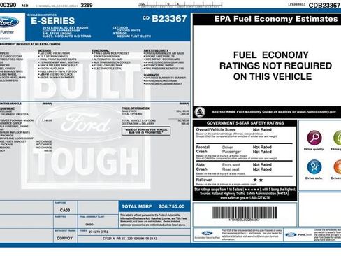 Used 2012 Ford E-350 and Econoline 350 XL w/ Interior Upgrade Pkg image 3