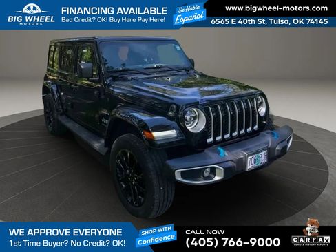 Used 2022 Jeep Wrangler Unlimited Sahara w/ Cold Weather Group AWD/4WD image 1