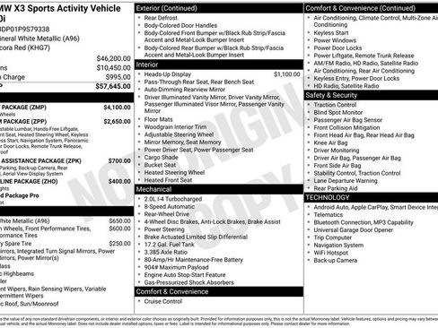 Used 2023 BMW X3 sDrive30i w/ M Sport Package RWD image 5