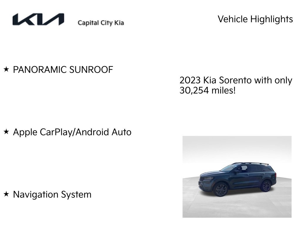 Used 2023 Kia Sorento X-Line EX AWD/4WD image 7
