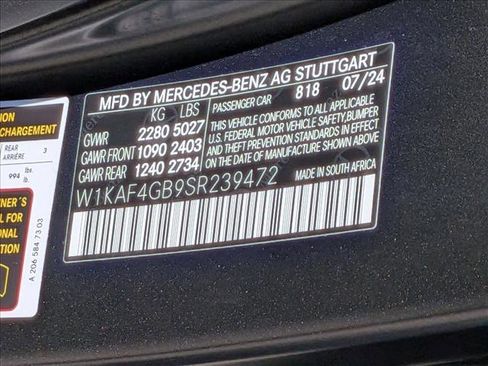 Certified 2025 Mercedes-Benz C 300 Sedan w/ AMG Line w/ Night Package image 26