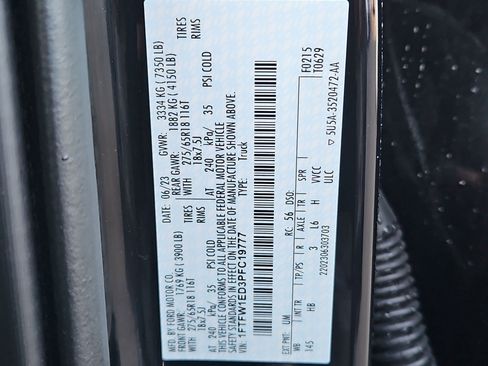 Used 2023 Ford F150 Lariat w/ Trailer Tow Package image 36