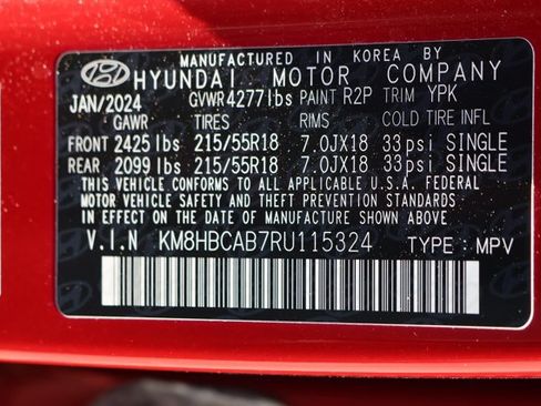 Used 2024 Hyundai Kona SEL AWD/4WD image 16
