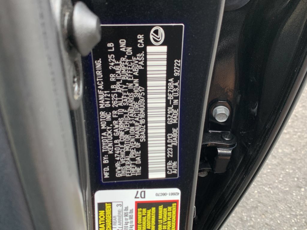 Used 2021 Lexus ES 350 w/ Premium Package FWD image 40