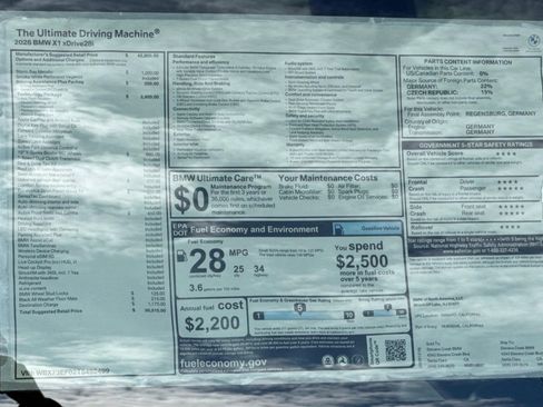 Used 2026 BMW X1 xDrive28i w/ Technology Package AWD/4WD image 30