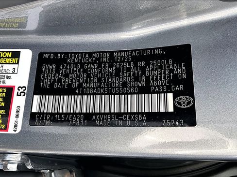 New 2026 Toyota Camry SE image 18