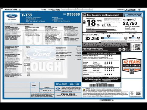 Used 2020 Ford F150 XL w/ Equipment Group 101A Mid image 3