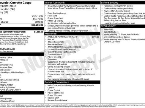 Used 2005 Chevrolet Corvette Coupe w/ Preferred Equipment Group RWD image 1