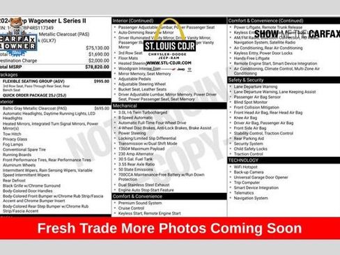 Used 2024 Jeep Wagoneer L Series II w/ Flexible Seating Group AWD/4WD image 1