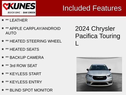 Used 2024 Chrysler Pacifica Touring-L FWD image 2