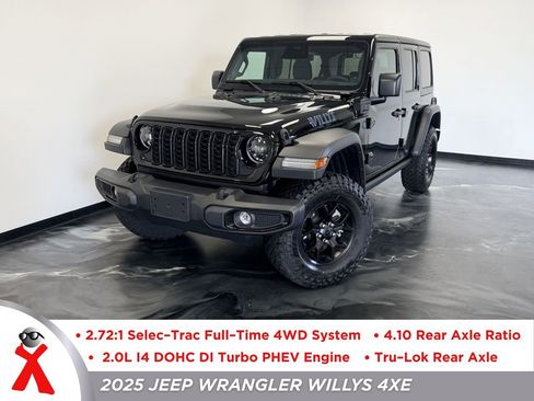 Used 2025 Jeep Wrangler Unlimited Sport S 4xe AWD/4WD image 1
