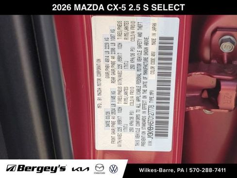 Used 2026 MAZDA CX-5 Select AWD/4WD image 26