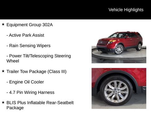 Used 2014 Ford Explorer Limited w/ Equipment Group 302A AWD/4WD image 13