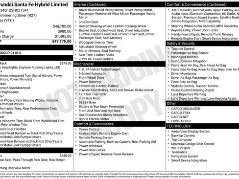 Used 2025 Hyundai Santa Fe Limited FWD image 38