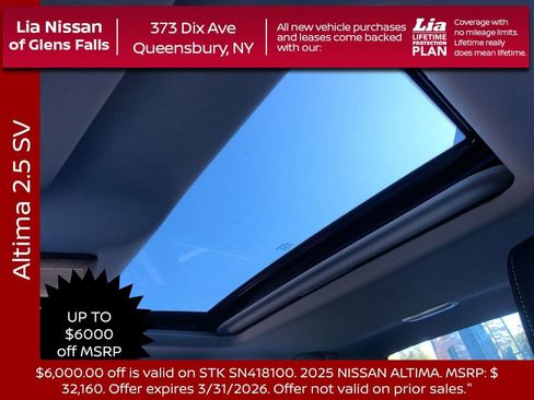 New 2025 Nissan Altima 2.5 SV w/ SV Special Edition Package image 22