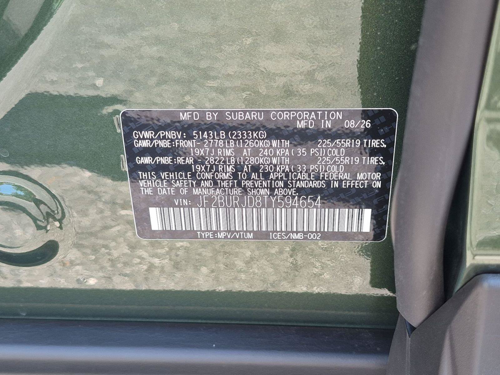 New 2026 Subaru Outback Touring XT AWD/4WD image 34
