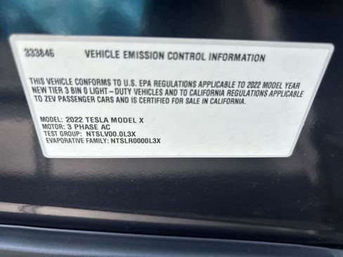 Used 2022 Tesla Model X Plaid AWD/4WD image 9