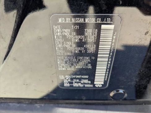 Used 2022 INFINITI QX80 Luxe w/ Cargo Package image 22