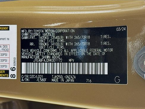 Used 2024 Toyota Land Cruiser image 33