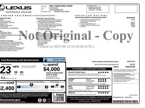 Used 2023 Lexus IS 350 F Sport image 4