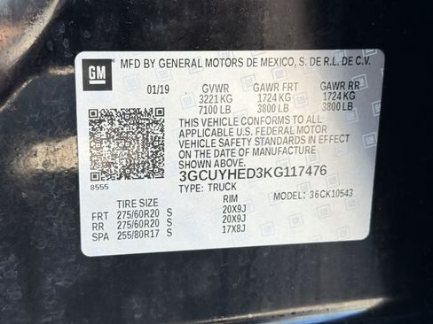 Used 2019 Chevrolet Silverado 1500 High Country AWD/4WD image 28