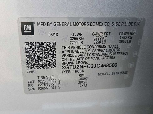 Used 2018 GMC Sierra 1500 SLT AWD/4WD image 63