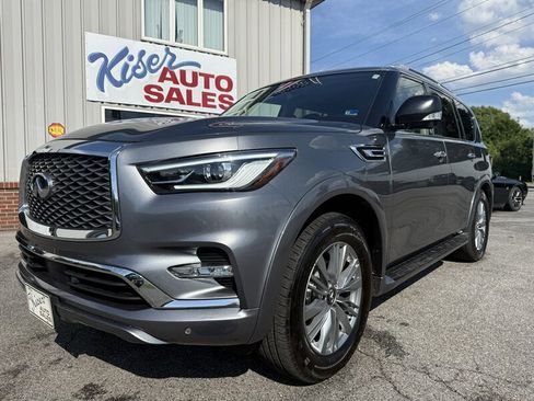Used 2021 INFINITI QX80 Luxe w/ Cargo Package RWD image 1