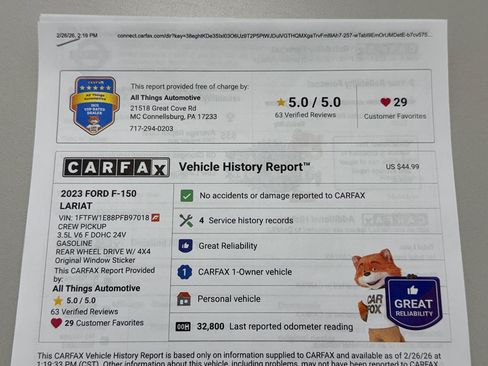 Used 2023 Ford F150 Lariat w/ Trailer Tow Package image 46