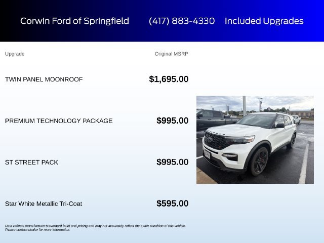 Used 2020 Ford Explorer ST w/ ST Street Pack AWD/4WD image 6