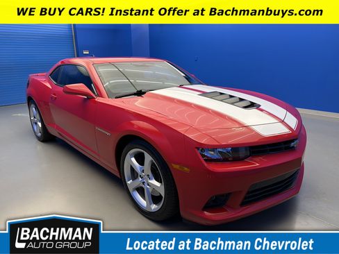 Used 2014 Chevrolet Camaro SS w/ White Rally Stripe Package RWD image 1