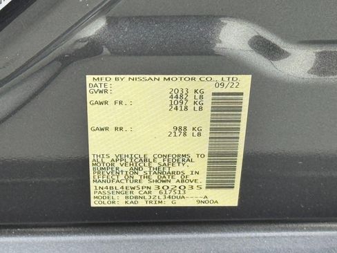 Used 2023 Nissan Altima 2.5 SL image 43