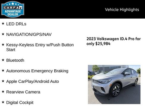 Certified 2023 Volkswagen ID.4 Pro AWD/4WD image 5