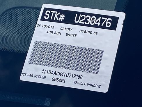 Certified 2026 Toyota Camry SE FWD image 31