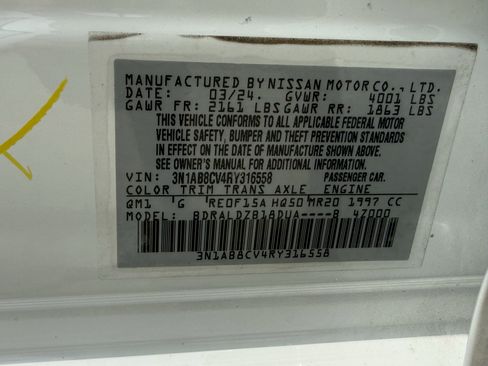 Used 2024 Nissan Sentra SV FWD image 35