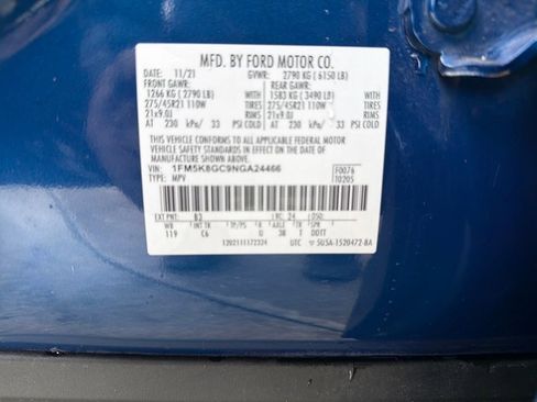 Used 2022 Ford Explorer ST w/ Equipment Group 401A image 37